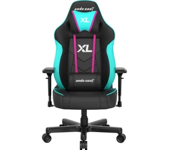 ANDASEAT Excel Edition Gaming Chair - Black & Blue, Black