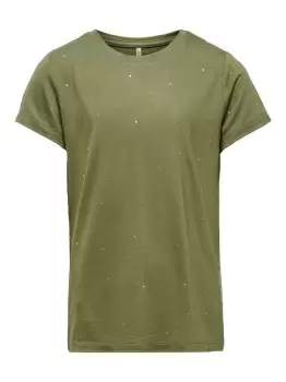 ONLY Dotted Top Women Green