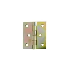 Airtic Folding Closet Cabinet Door Butt Hinge Brass Plated - Size 40 x 40mm, Pac