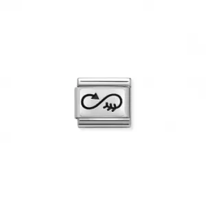 Classic Silver Infinity with Arrow Link 330109/39