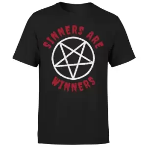 Sinners are Winners T-Shirt - Black - M