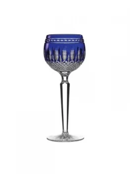 Waterford Clarendon cobalt hock glass set of 2