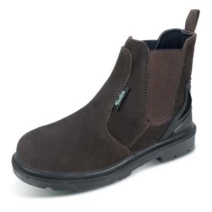 Click Traders S3 PUR Dealer Boot PU Rubber Leather Size 9 Brown