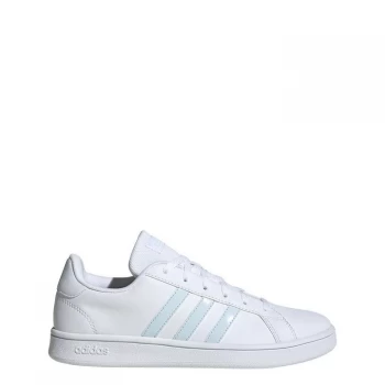 adidas Grand Court Base Womens Trainers - White/LtBlue