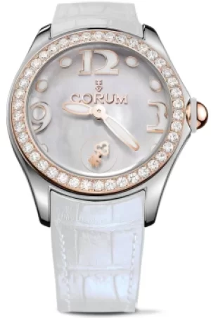 Corum Watch Bubble Mother of Pearl Ladies White Diamond