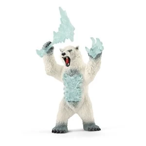 SCHLEICH Eldrador Creatures Blizzard Bear with Weapon Toy Figure