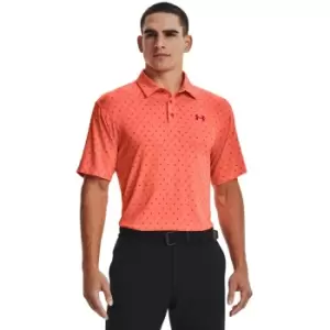 Under Armour 2022 Mens Playoff Polo 2.0 Tangerine Polo - L