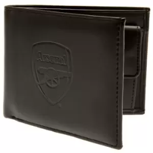 Arsenal FC Debossed Wallet (One Size) (Brown)