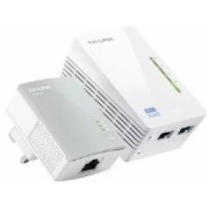 TP-LINK AV500 TL-WPA4220 300Mbps WiFi Powerline Extender Starter Kit Twin Pack UK Plug