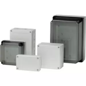 Fibox PCM 175/75 T 6016920 Universal enclosure 180 x 180 x 75 Polycarbonate (PC) Grey-white (RAL 7035)