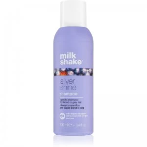 Milk Shake Silver Shine Shampoo for Blonde Hair for Yellow Tones Neutralization 100ml