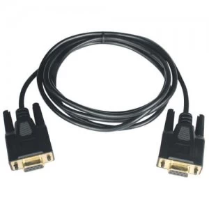 Tripp Lite Null Modem Serial Db9 Serial Cable 10ft