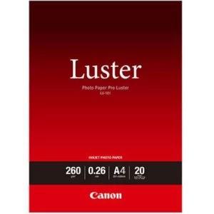 Canon LU-101 A4 Photo Paper Pro Luster 20 Sheets