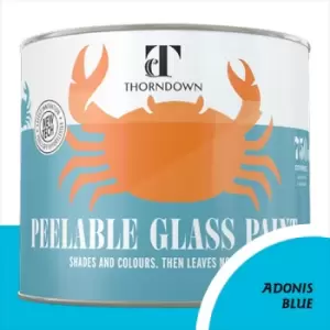 Thorndown Adonis Blue Peelable Glass Paint 150ml - Opaque