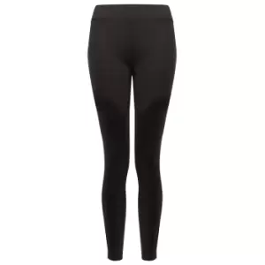 Finden and Hales Ladies/Womens Contrast Team Leggings (XL) (Black/White)