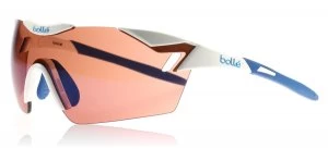 Bolle 6th Sense Sunglasses Shiny White / Blue 11843 80mm
