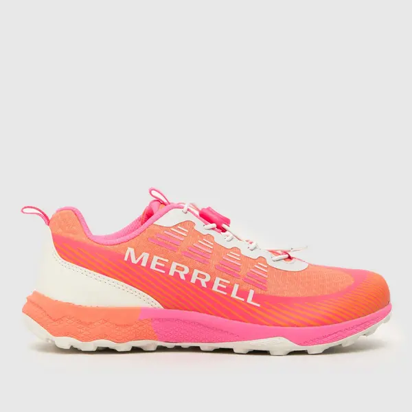 Merrell pink multi agility peak Girls Youth trainers