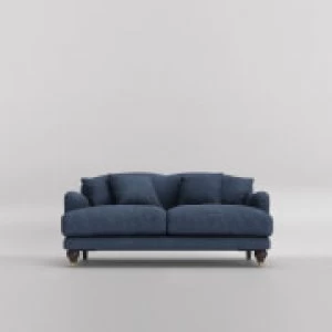Swoon Holton Smart Wool 2 Seater Sofa - 2 Seater - Indigo
