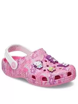 Crocs Classic Hello Kitty Clog, Pink, Size 12 Younger