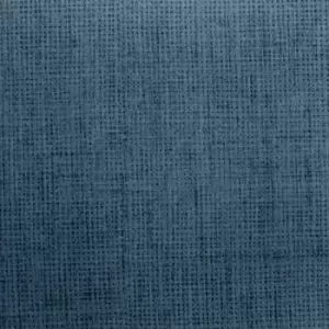 Muriva - Grey Ochre Yellow Blue Linen Effect Metallic Damask Leopard Feature Wallpaper[FULL roll - Linen Texture Blue 173533]