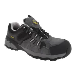 Grafters Mens Fully Composite Non-Metal Safety Trainer Shoes (37 EUR) (Grey/Black)
