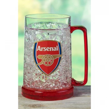 Arsenal Freezer Tankard Clear Crest