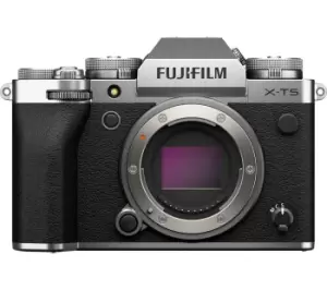 Fujifilm X-T5 Mirrorless Camera - Silver, Body Only, Silver/Grey