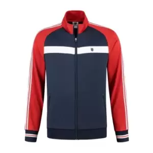 HERITAGE SPORT TRACKSUIT JACKET NAVY / RED - S