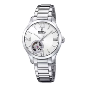Festina F20488-1 Women&apos;s Silver Tone Automatic Wristwatch
