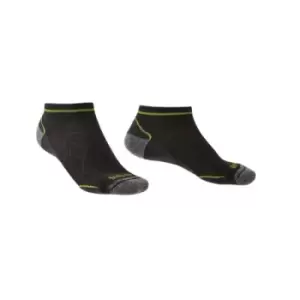 Brigdedale HIKE Ultralight T2 Coolmax Performance Ankle Mens - Large Graphite / Lime
