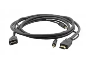 Kramer Electronics C-MHMA/MHMA HDMI cable 0.9 m HDMI + 3.5mm Black