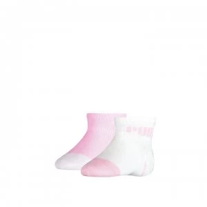 Puma 2Pk Logo Sock Bb13 - Pink Lady