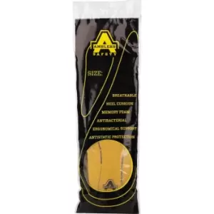 Amblers Safety Insole Yellow Size 6