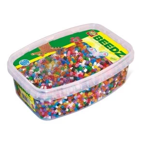 SES Creative - Childrens Beedz Iron-on Beads Mosaic Box Tub (Multi-colour)
