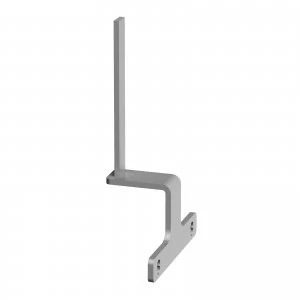 Adapt II Screen bracket for the ends of Back to Back Adapt and Fuze Desk s - whi
