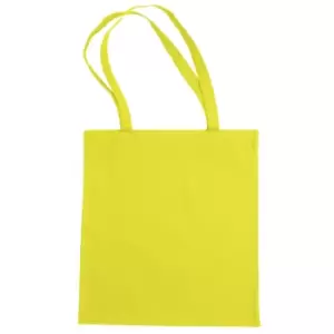 Jassz Bags "Beech" Cotton Large Handle Shopping Bag / Tote (One Size) (Buttercup)