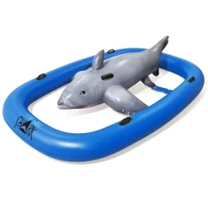 Bestway Inflatable Shark Grey/Blue 297x188x71cm