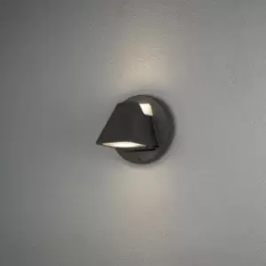 Konstsmide Hild Outdoor Modern Wall Light 2x GU10 Black, IP44