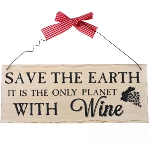 Save the Earth Hanging Sign