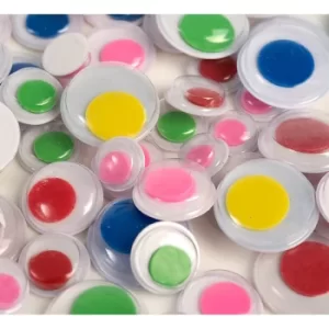 Rapid Coloured Wiggly Eyes Pack of 100