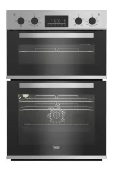 Beko Pro RecycledNet BBXDF22300S Silver Electric Double Oven