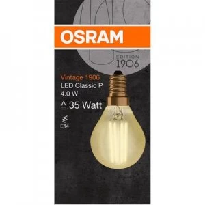 OSRAM LED (monochrome) EEC A+ (A++ - E) E14 Droplet 5 W Warm white (Ø x L) 45.0 mm x 78.0 mm