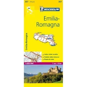 Emilia Romagna - Michelin Local Map 357 Laws for the Internet Age 2007 Sheet map