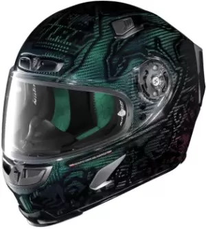 X-Lite X-803 Ultra Carbon Stoner Superhero Helmet, black-green, Size 2XL, black-green, Size 2XL