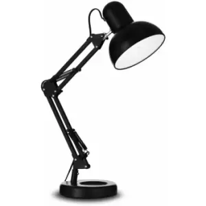 Black table lamp KELLY 1 bulb