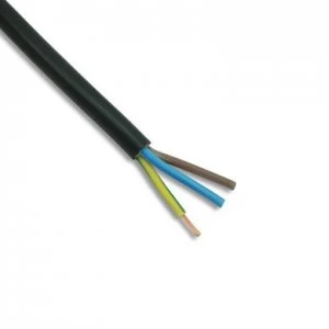 Zexum 0.75mm 3 Core Black Cable Flexible 3183Y - 50 Meter