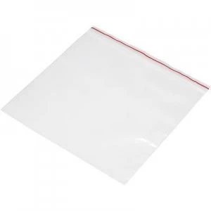 Grip seal bag wo write on panel W x H 220 mm x 120 mm Transparent Polyethyl