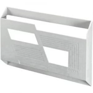Rittal 2513.000 Switch Triangular Plate Made Of Plastic Polystyrene with self adhesive mounting rails. Light grey RAL