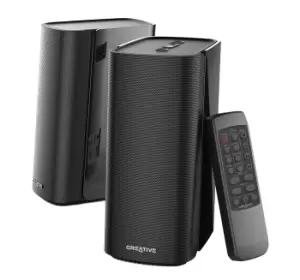 Creative T100 2.0 Hi-Fi Desktop Speakers - Black