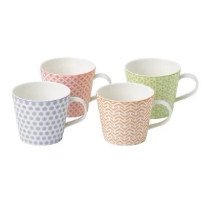 Royal Doulton Pastels accent mugs set of 4